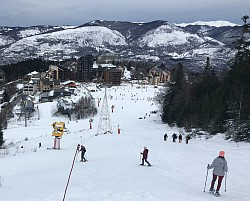 Ax 3 Domaines - Vue de la station